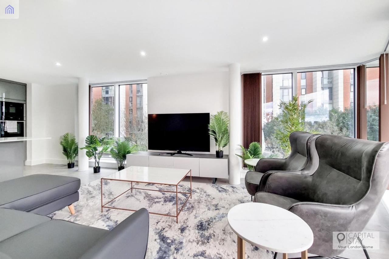 Free Parking - Stylish Three Bedroom Apartment By London Excel Exterior photo